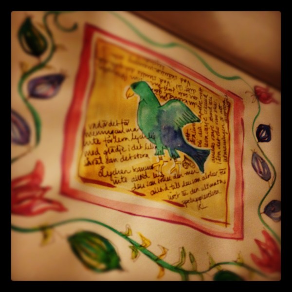 Sida ur min skissbok