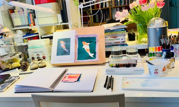 foto på mitt arbetsbord